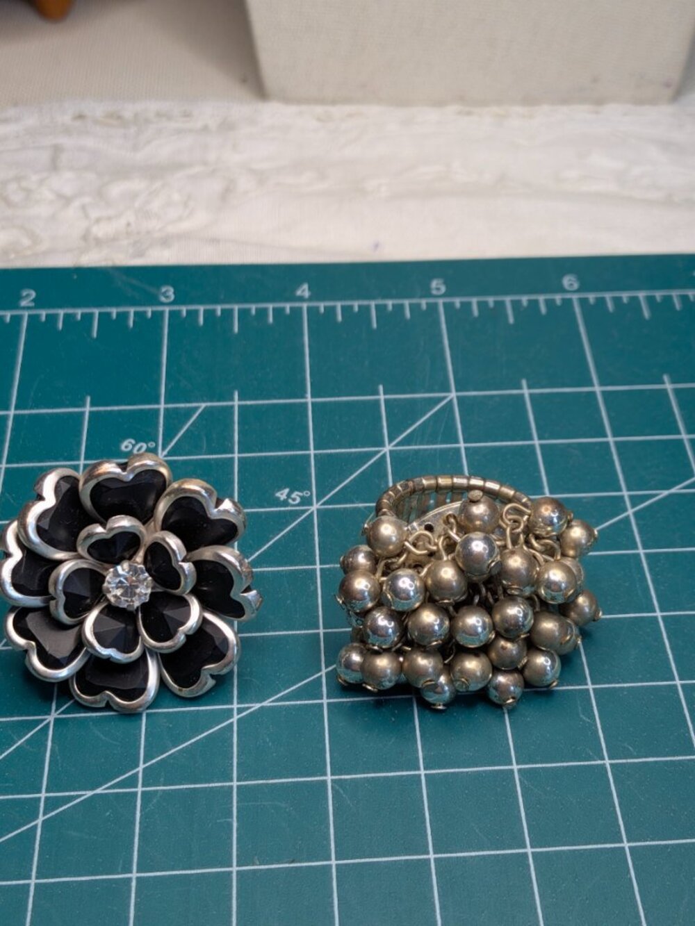 Lot of Two Stretchy Rings